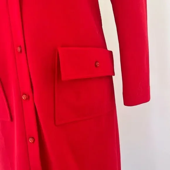 Vintage 60s/70’s Haymaker Red Duster Coat - Picture 12 of 15
